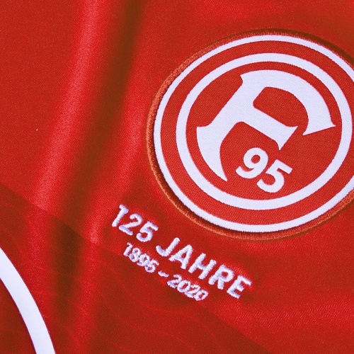 uhlsport Fortuna Düsseldorf Heimshorts 125 Jahre Jubiläum 2019/20 weiß/rot 