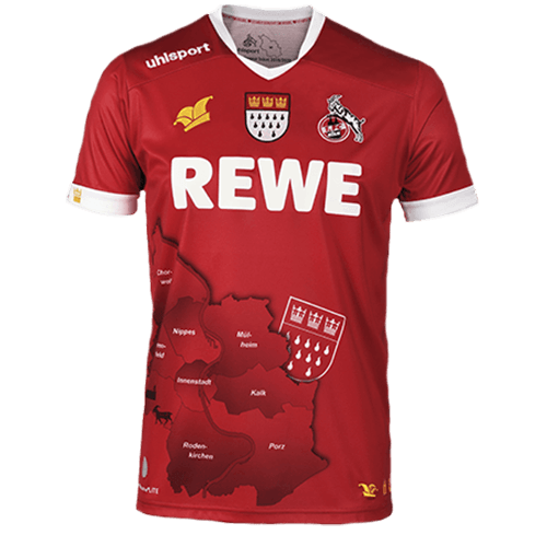 1003613011948 Uhlsport Uhlsport 1.FC Cologne Sportswear Polo Hommes 2020/2021 Gris 