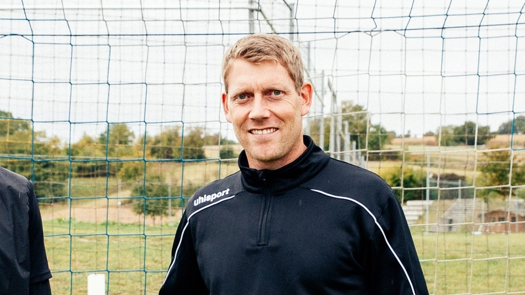 Michael Rechner, Gründer von Goalkeeping Development, im Tor