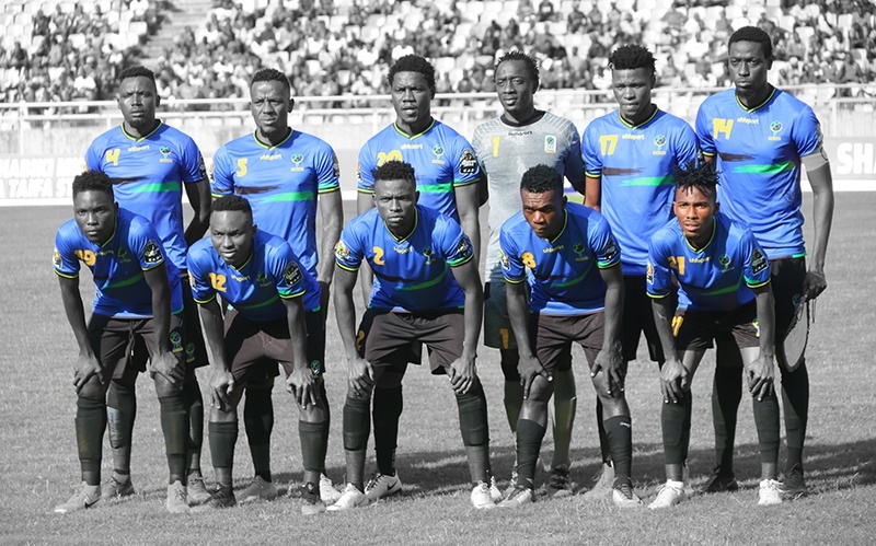 uhlsport uhleague - Fußball Nationalmannschaft Tansania Mannschaftsfoto