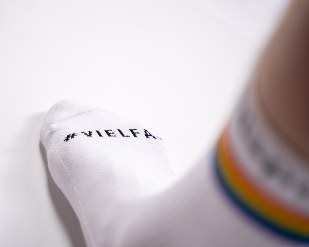 uhlsport Socken weiß #Vielfalt Rainbow Kollektion