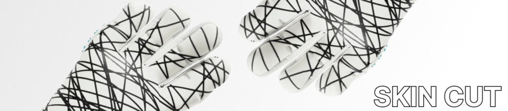 Torwarthandschuhe mit skincut